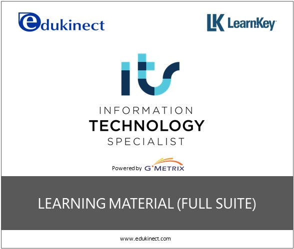 (LearnKey) IT Specialist e-Course Individual License, Full Suite (GMetrix platform)