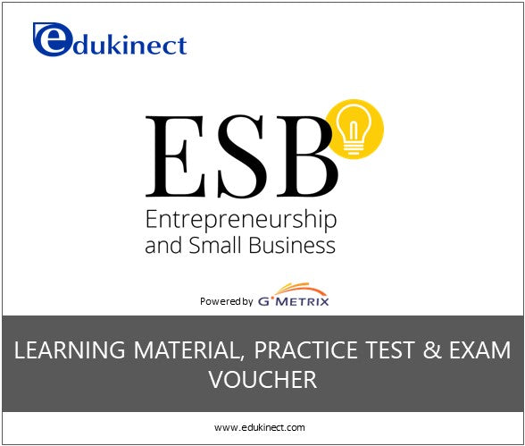 Entrepreneurship & Small Business (ESB) Courseware, Practice Test & Exam Voucher