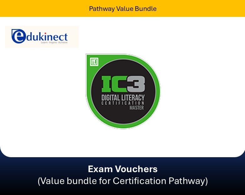 IC3 Digital Literacy GS6 Master Certification Pathway Exam Bundle