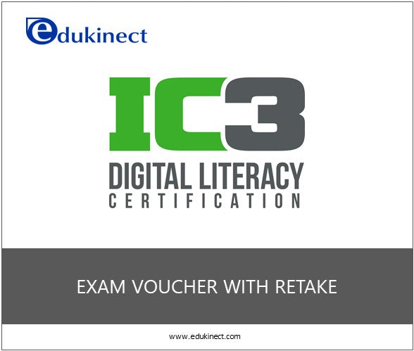 IC3 Digital Literacy Universal Voucher with Retake