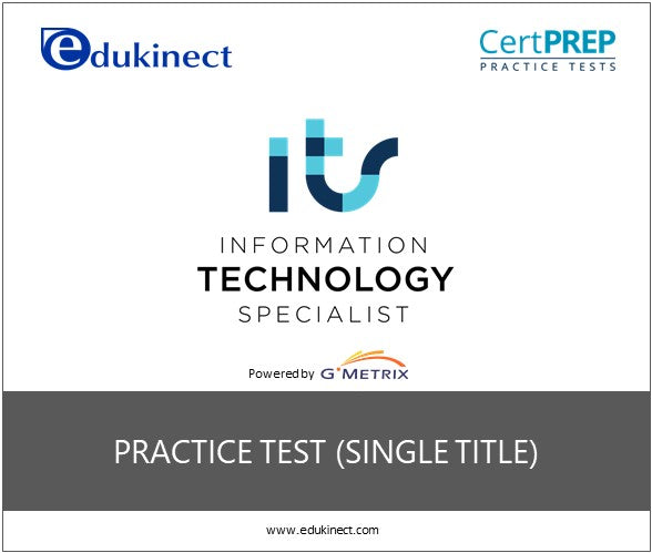 (CertPREP) IT Specialist Practice Tests Individual License - Single Title (GMetrix platform)